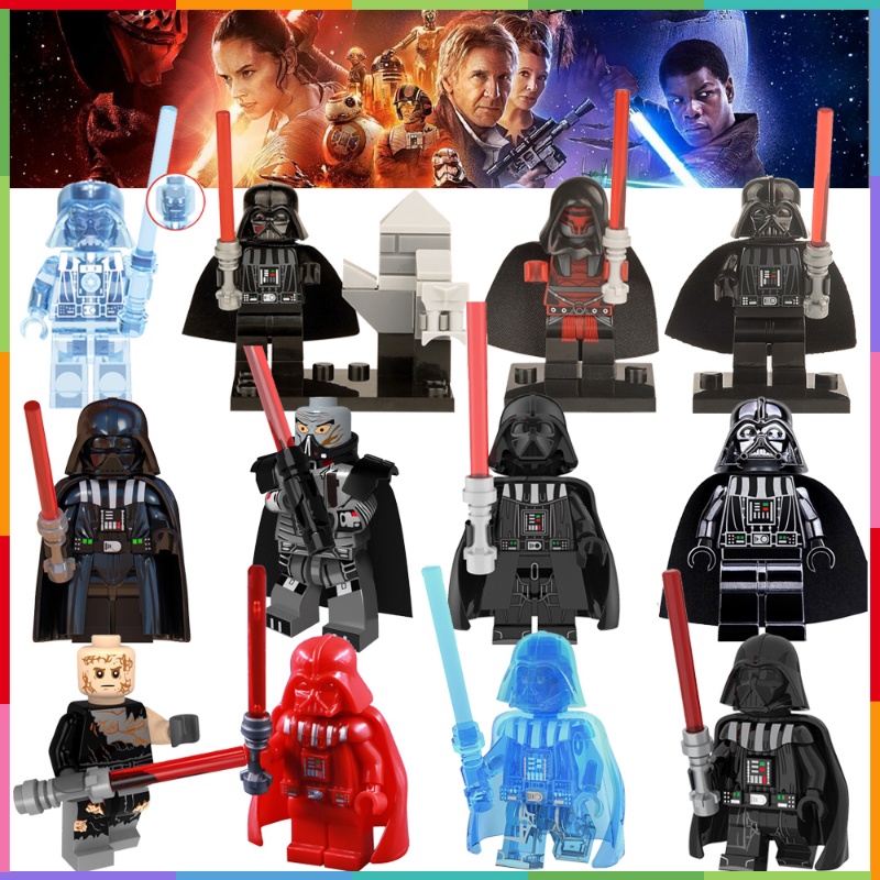 Mainan Action Figure Star Wars Darth Vader Kidin Sith Lord Darth Vader Holografik WM2282