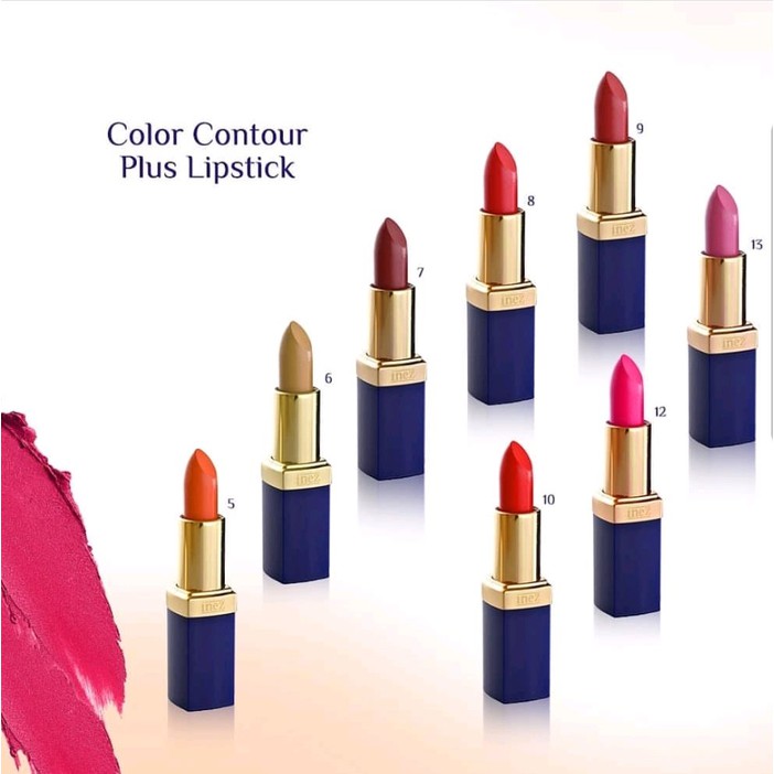 Inez Color Contour Plus Lipstick 3.5gr