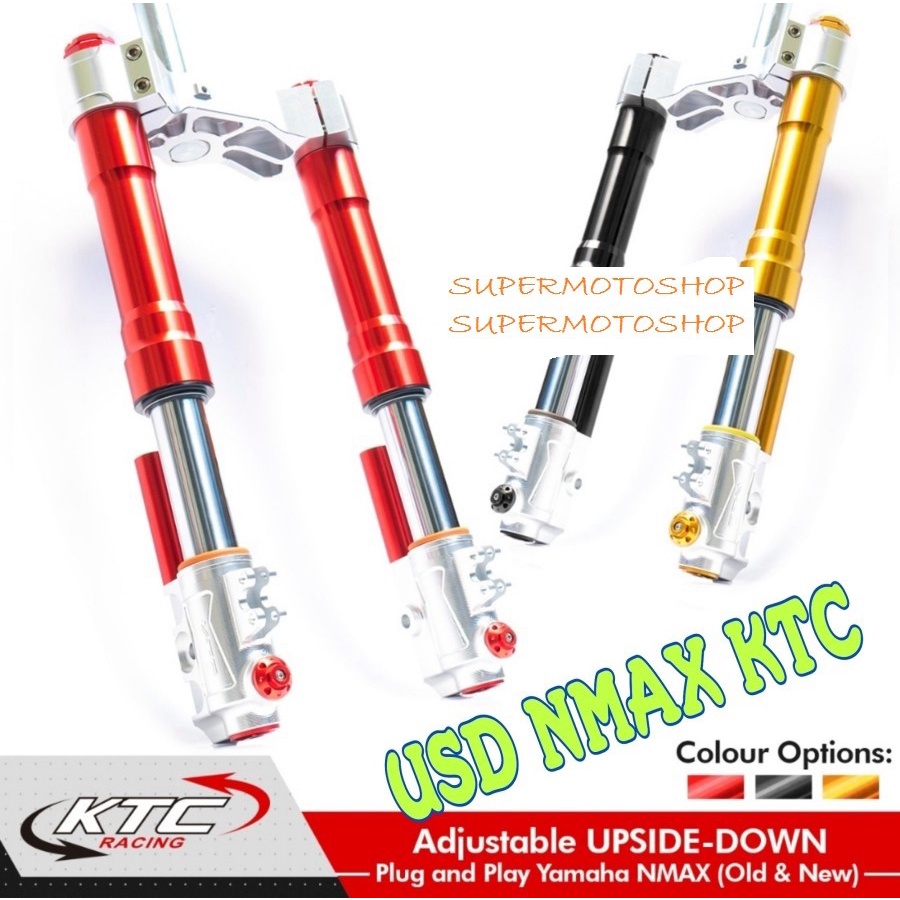 USD nmax kitaco upsidedown ktc double disc shock depan front shock SP