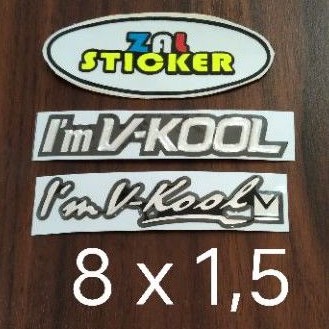 

sticker timbul Im'vcool