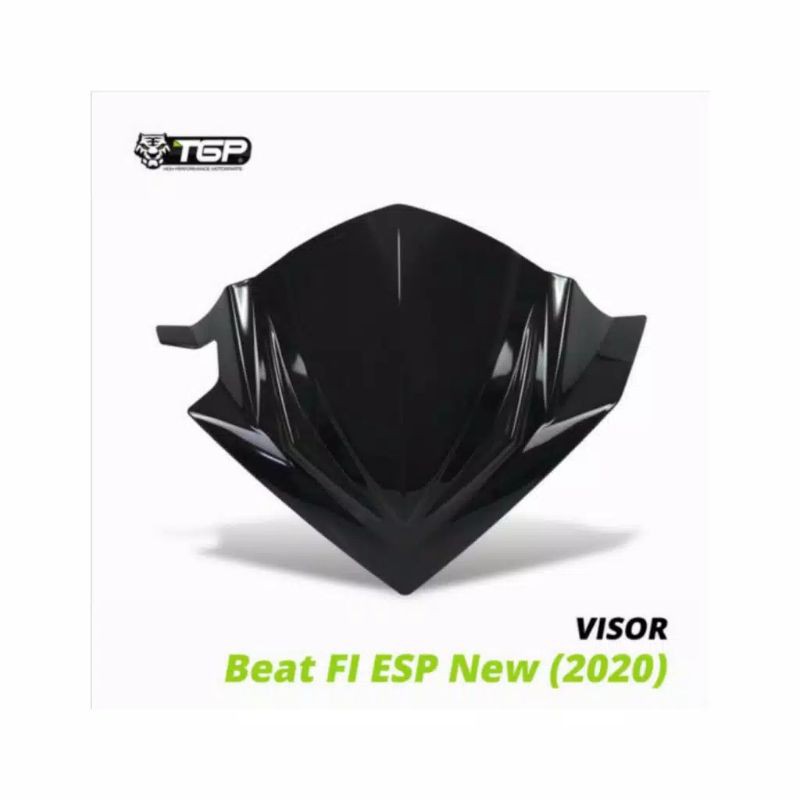 TGP Visor Motor Honda Beat Fi Esp New 2020 - Bahan Berkualitas - Hitam Transparan