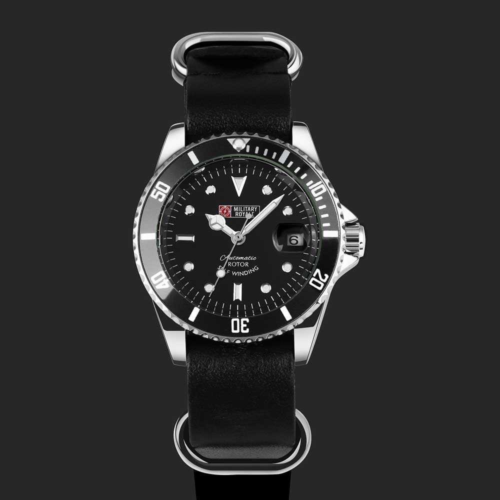 Military Royale Jam Tangan Analog Automatic - MR105/107/109/111/113