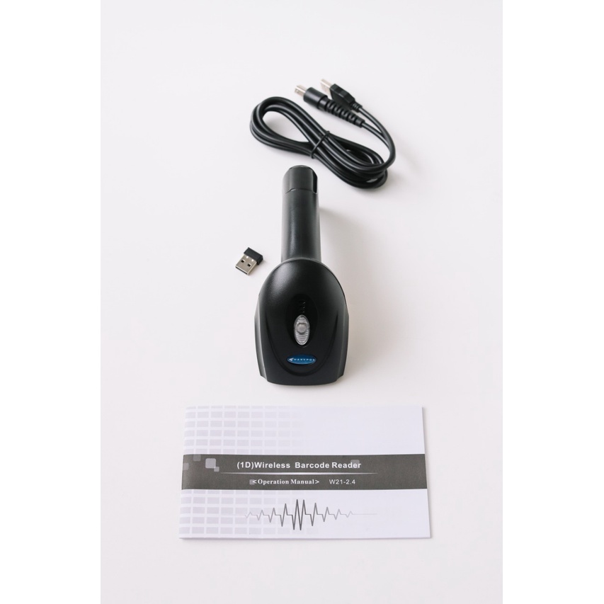 Sharkpos Barcode Scanner BS2108W Wireless 1D USB Dongle Receiver