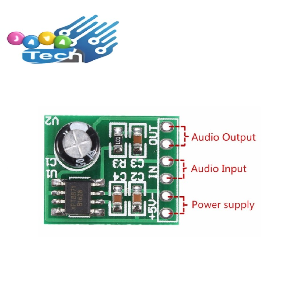 Modul XPT8871 Mini Amplifier Mono 5V 1A