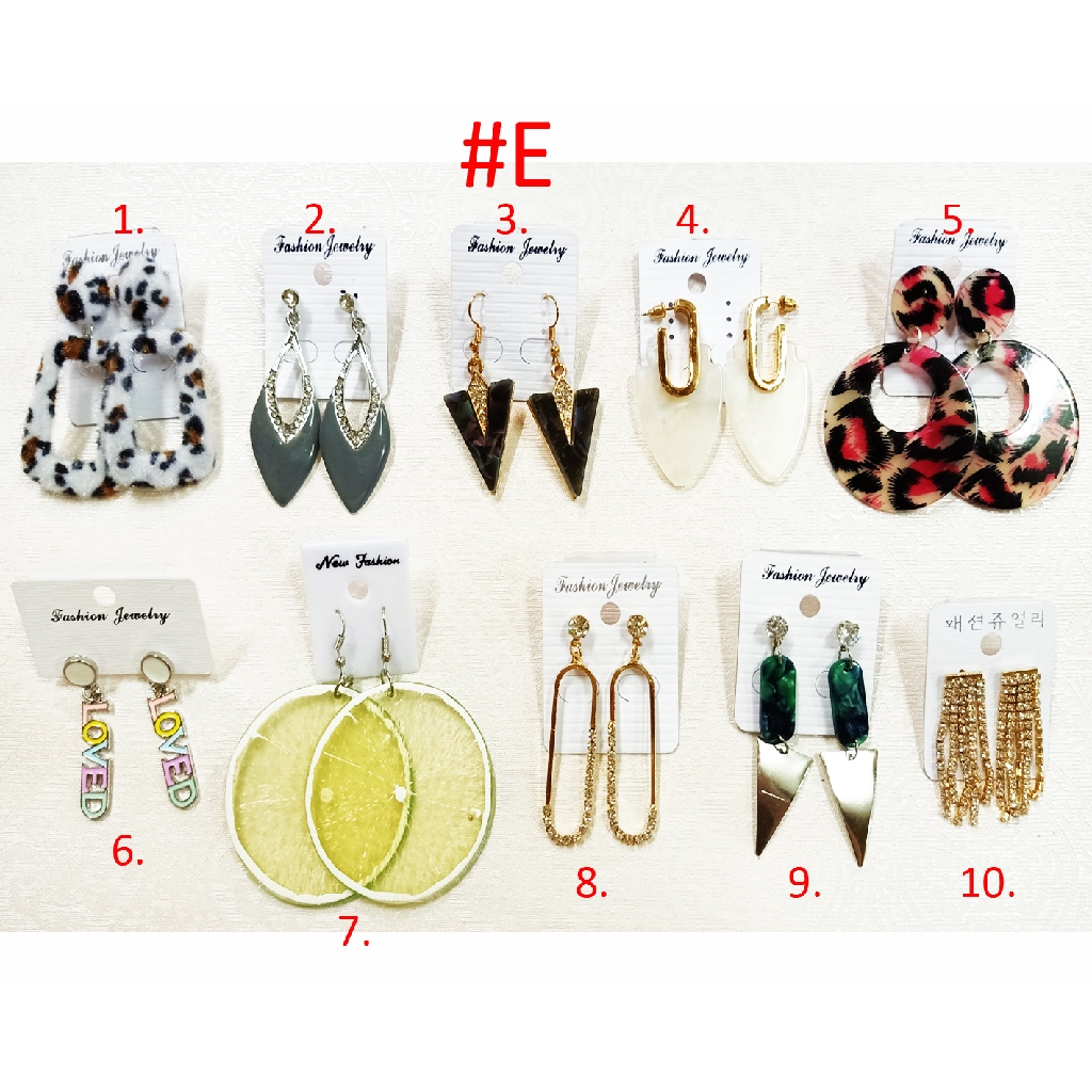 Anting wanita kekinian ala korea aneka varian 389