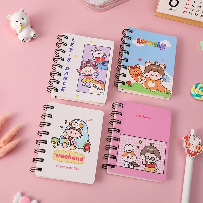 

MINI NOTEBOOK SPIRAL A7 MOTIF GIRL