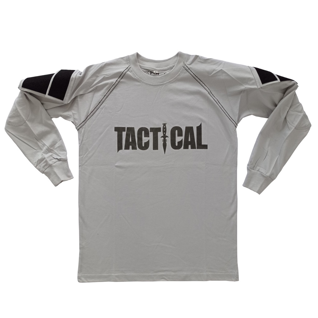 Kaos Tactical Panjang Kombinasi Katun 20 S