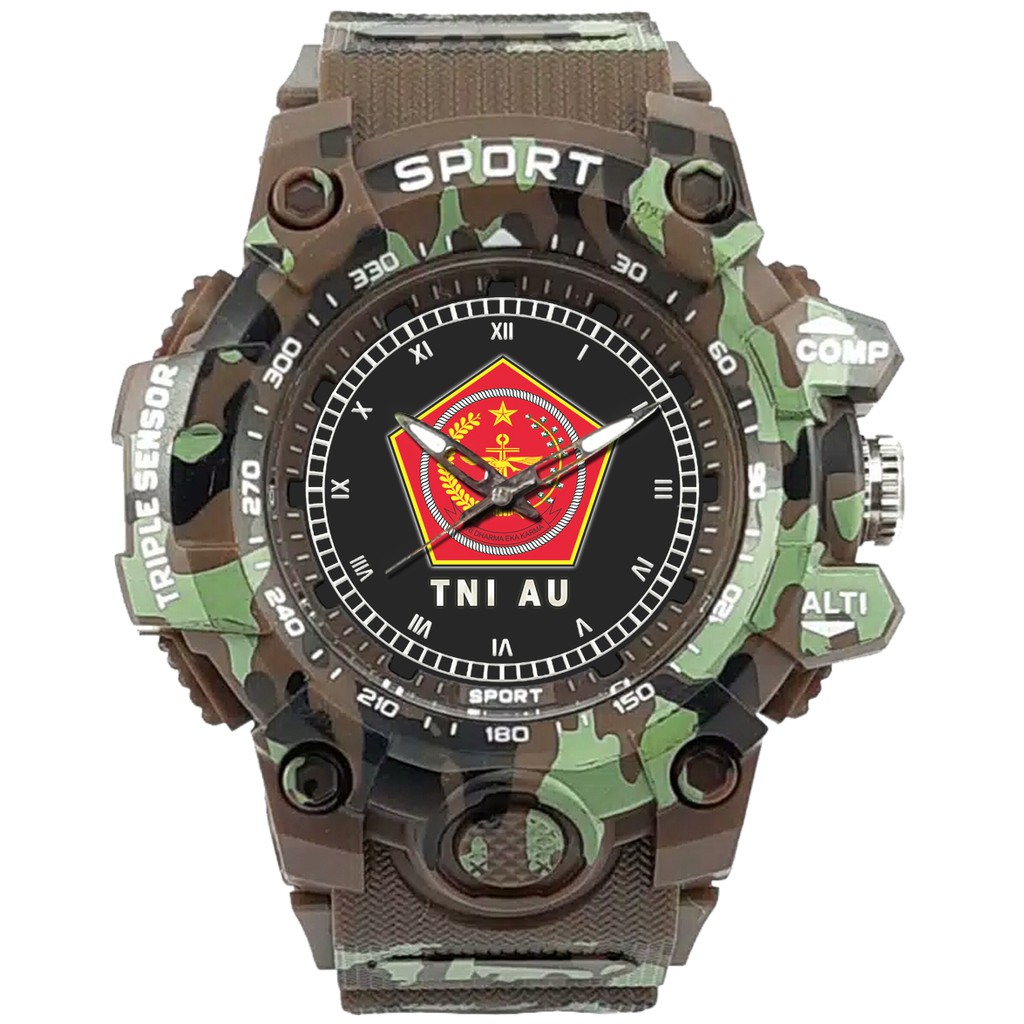 (SPECIAL EDITION) JAM TANGAN LOGO MABES TNI WATER RESISTANT NO.13