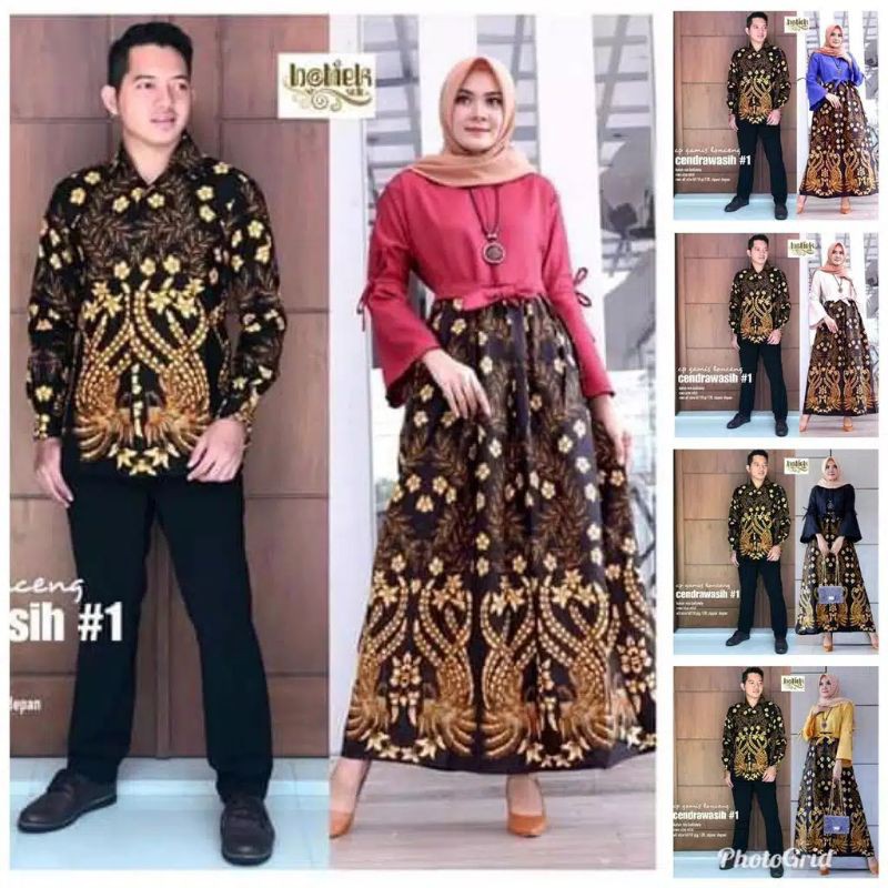 Produsen Couple Batik Gamis Cindrawasih Mandala wGlqA6h6jBGgO