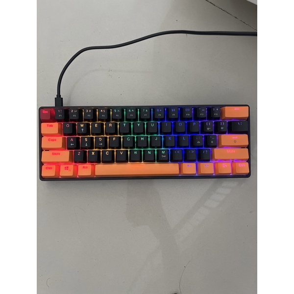 BARU BUKAN BEKAS | Digital Alliance Meca6 Keyboard-Brown Switch