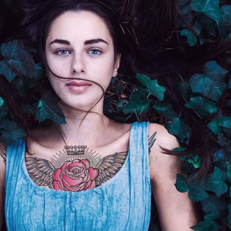 Paling Laris tatto temporary bunga full dada tahan lama anti air
