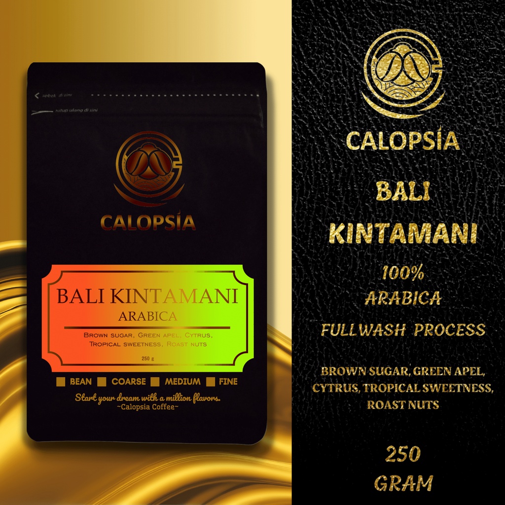 Jual Calopsia Kopi Bali Kintamani Arabica Single Origin Gram