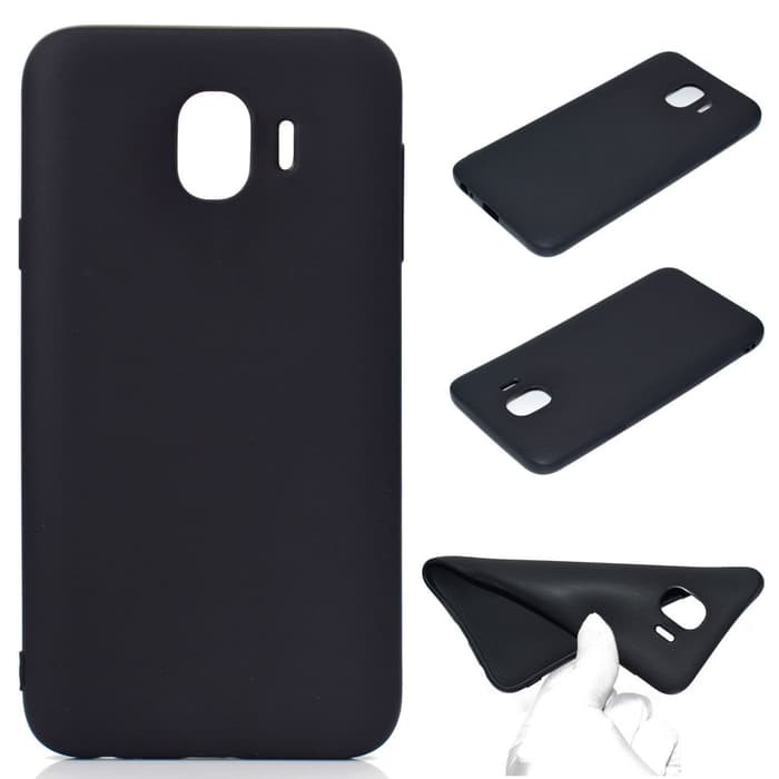 Softcase TPU Slim Black Matte case Samsung A7 2018