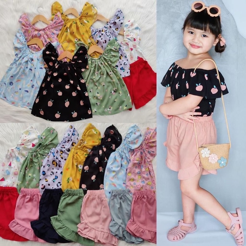 Setelan Anak Amora Smilee Original Super Premium Pakaian Anak Perempuan Termurah Terlaris