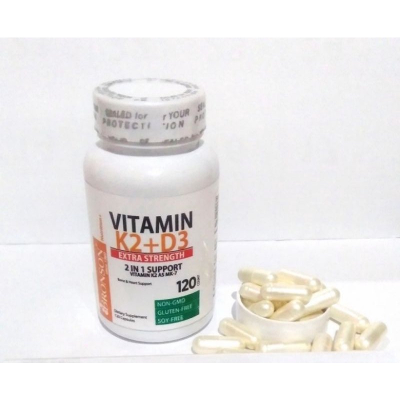 Bronson vitamin D3 K2 10000iu extra strenght 120 capsule