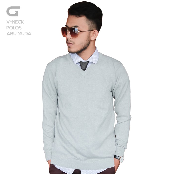 Sweater Rajut Cowok Distro Sweter Pria Katun Murah DZ438 Knit Sweater Laki Switer Rajut Pria O Neck