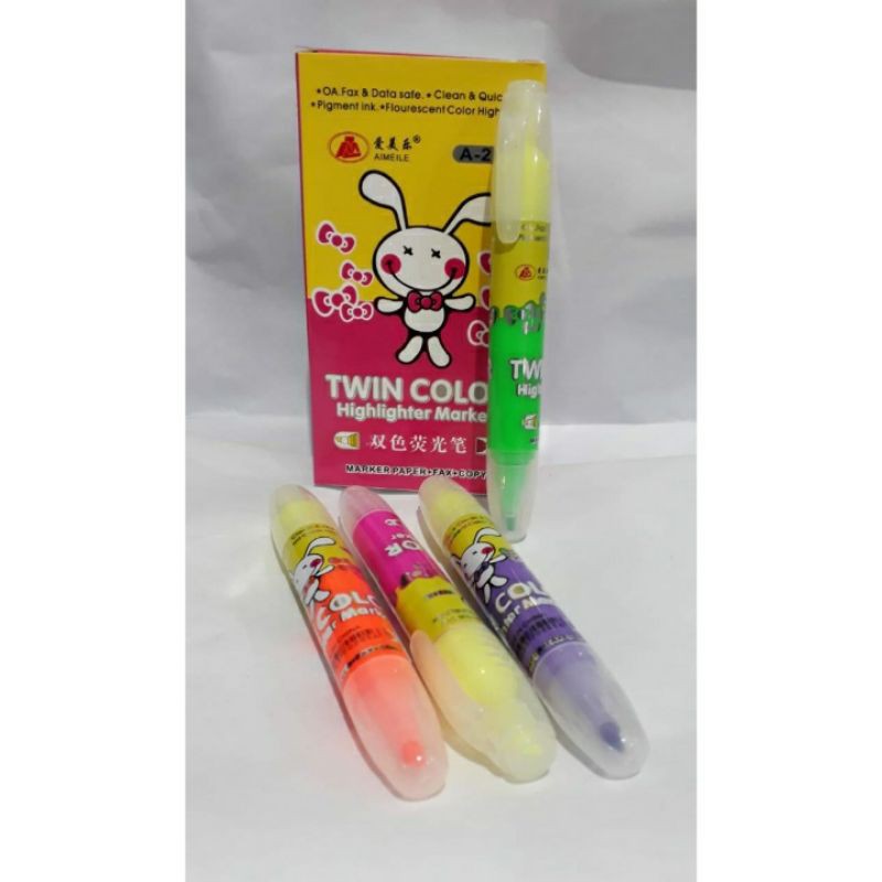 

Highlighter / Stabilo Gel Twin Colour