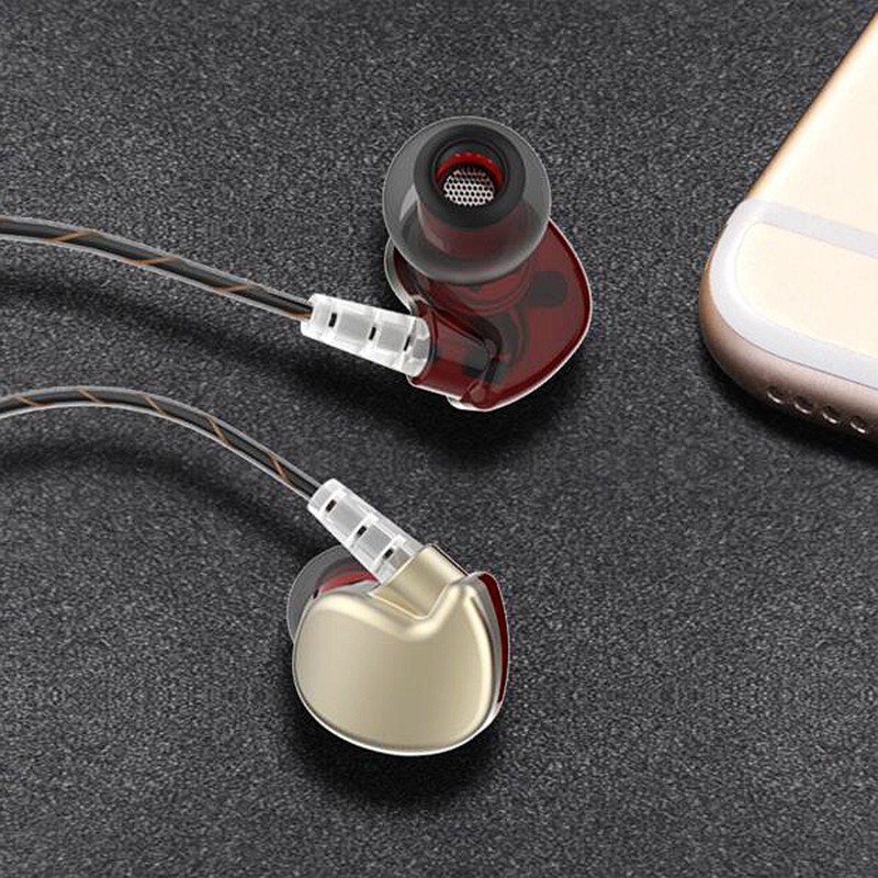 Earphone HD-16 HiFi Dynamic Audio In Ear IEM With Microphone