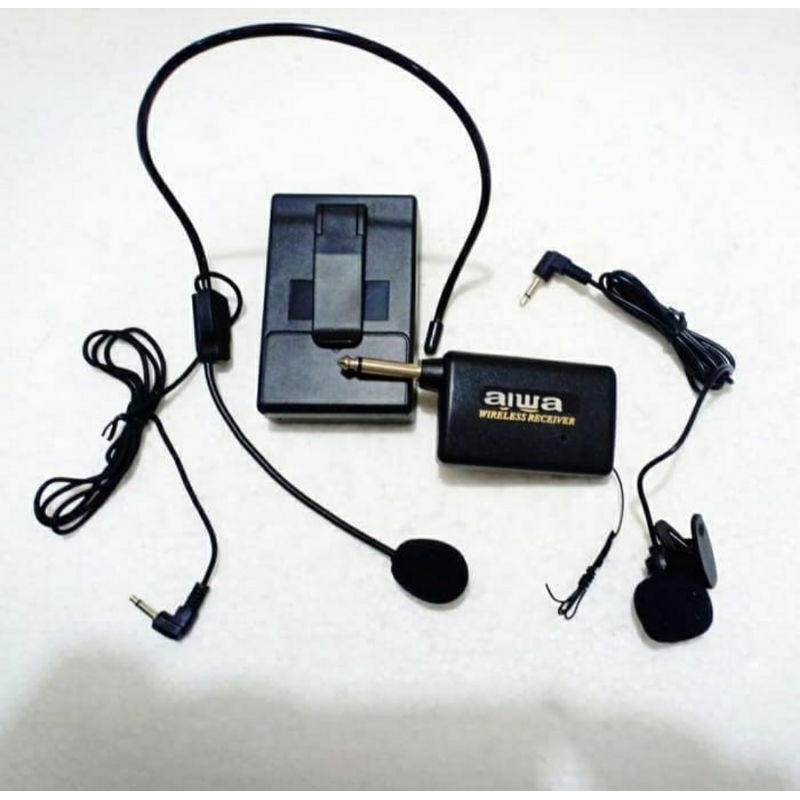 Mic Wireless Imam Jepit Clip On Di Baju / Mic Wireless Bando Aiwa