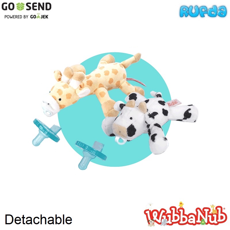 WubbaNub Detachable Pacifier Empeng dengan Boneka