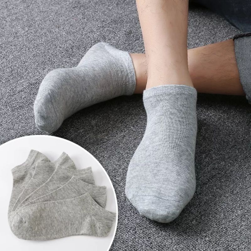 (top Eangkle) kaos kaki pendek mata kaki/kaos kaki hidden socks mata kaki pria wanita