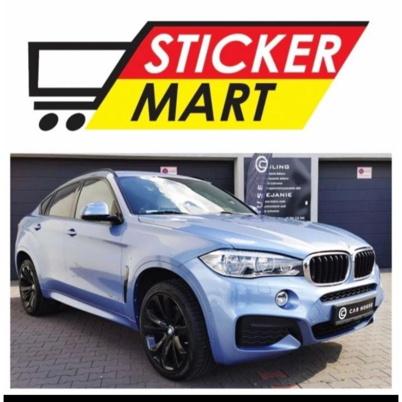 Sticker Wrapping Mobil Sky Blue Metalik Glossy Biru Muda