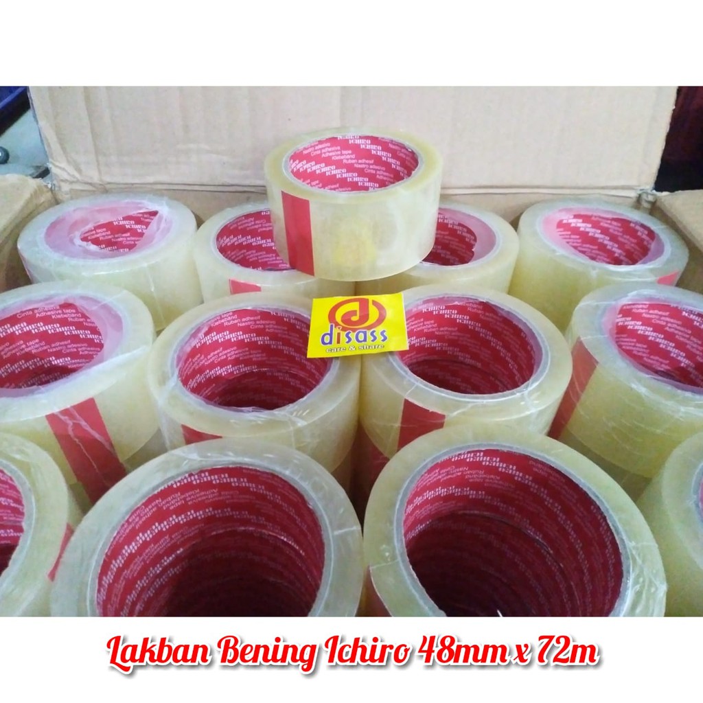

ICHIRO OPP 48MM*72M LAKBAN BENING LAKBAN PACKING -DISASS JOGJA