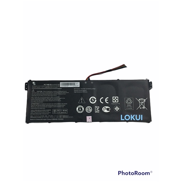 Baterai ACER Aspire 3 A315-41-R971 E3 E3-111 E3-371 V3-111 ES1-111 ES1-511 11.4V 2600mAh AC14B18J Original