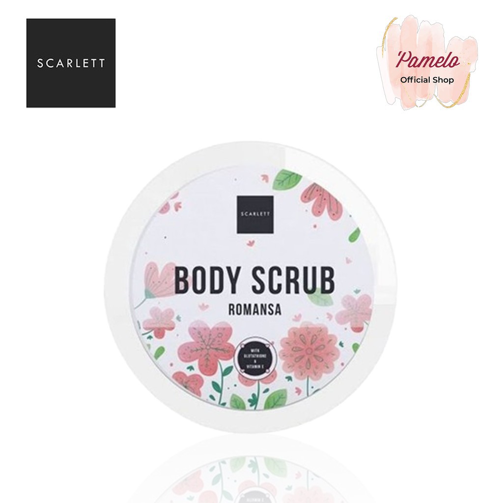 ❤️ Pamelo ❤️ Scarlett Whitening BPOM SALE 100% RESMI ORIGINAL SCARLET SCARLETT BY FELICYA ANGELISTA-BodyScrub Romansa
