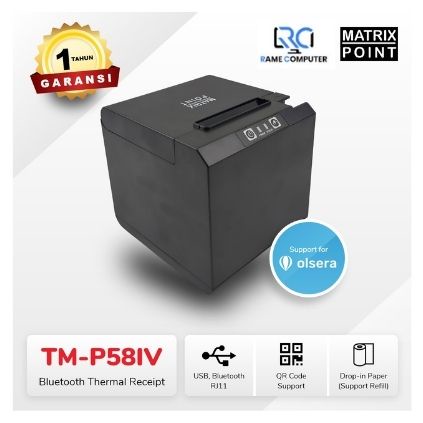 Printer Kasir Matrix Point TMP58IV TM-P58IV TMP-58IV BT USB Bluetooth