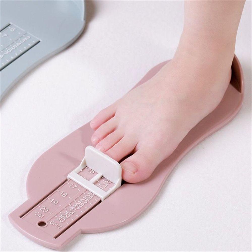 TOP Pengukur Pengukur Kaki Bayi Adjustable Alat Ukur Penggaris Sepatu Bayi Fitting Foot Measure Kid Foot Gauge