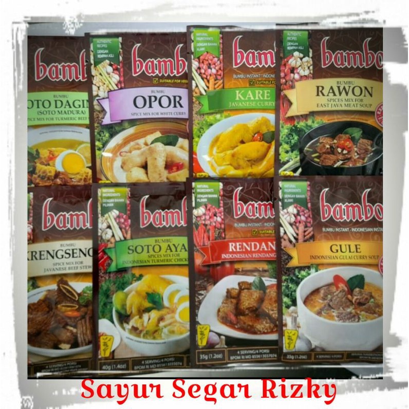 

Bamboe Bumbu Instant All Varian