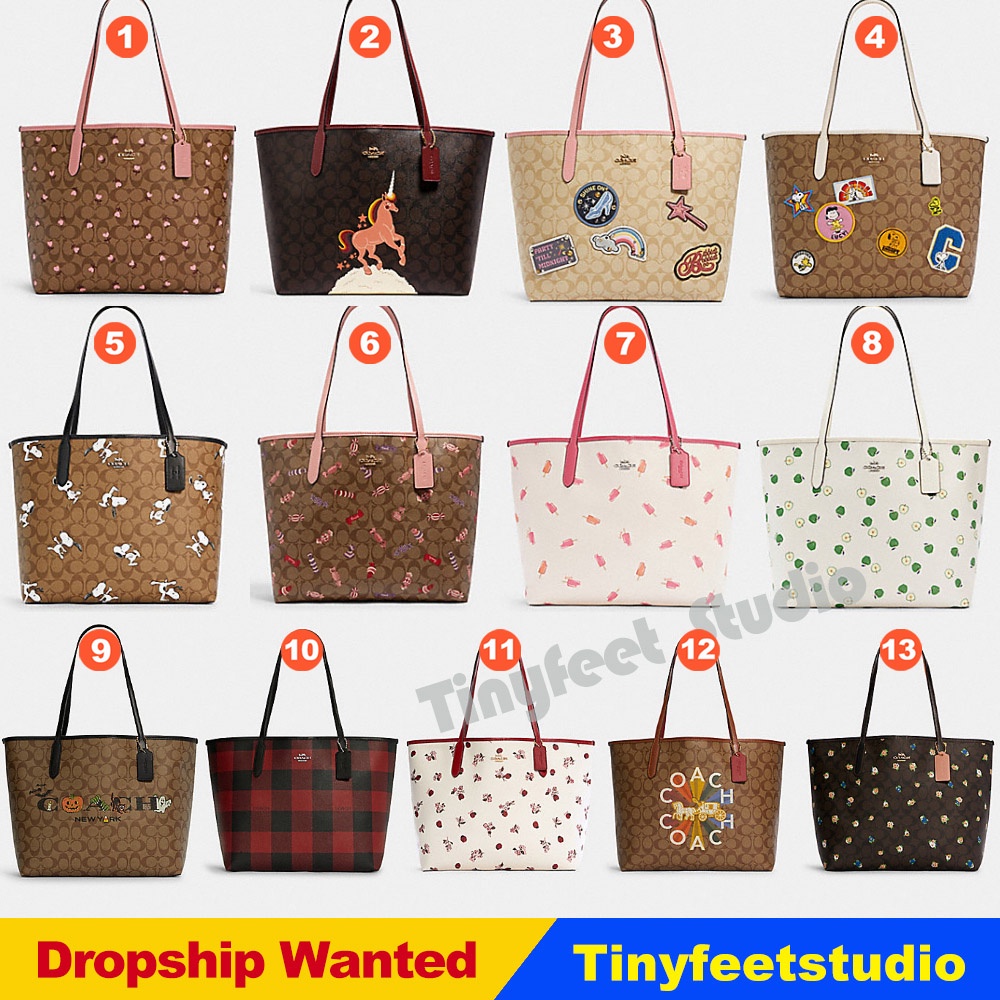 Coach 1780 3240 3724 4292 6160 2534 4277 4199 5714 7271 C7272 6813 7274 City Tote Print Women Should