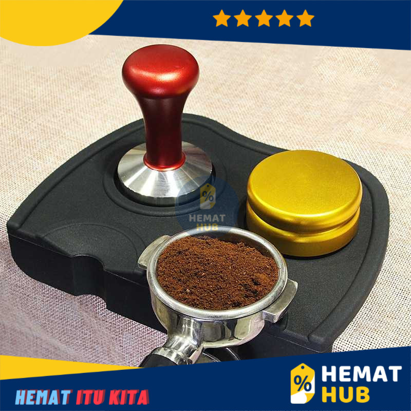 Tamping Mat Silicone Tatakan Matras Alas Tamper  Peralatan Perlengkapan Kopi Espresso Press Filter