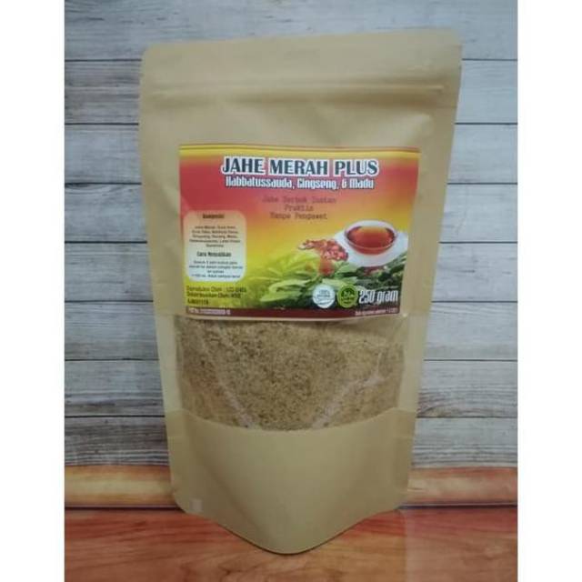 

Jahe Merah Plus SQ 250gr