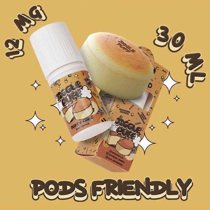 Jiggle Puff Fluffy Cake Pods Friendly 30ML by VJ x BED