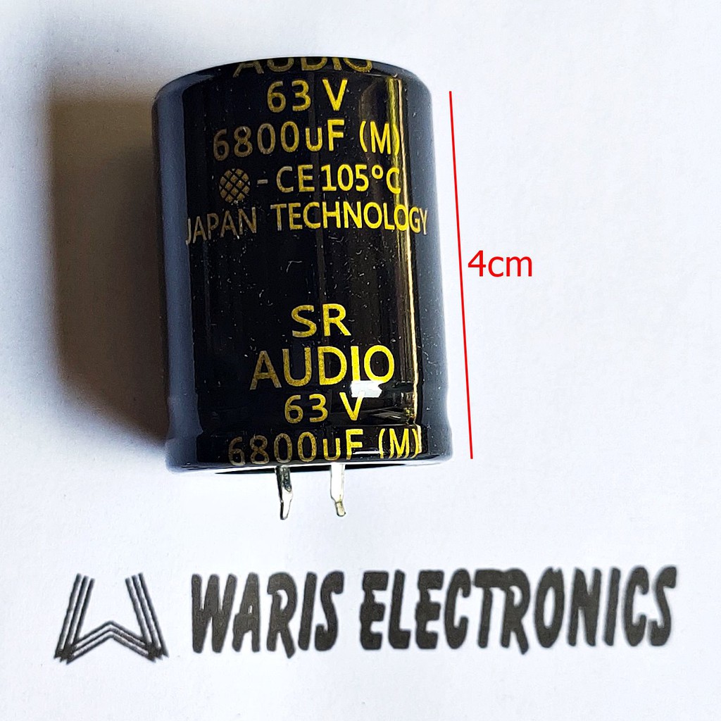 elco capacitor 6800uF 63V elko SR Audio