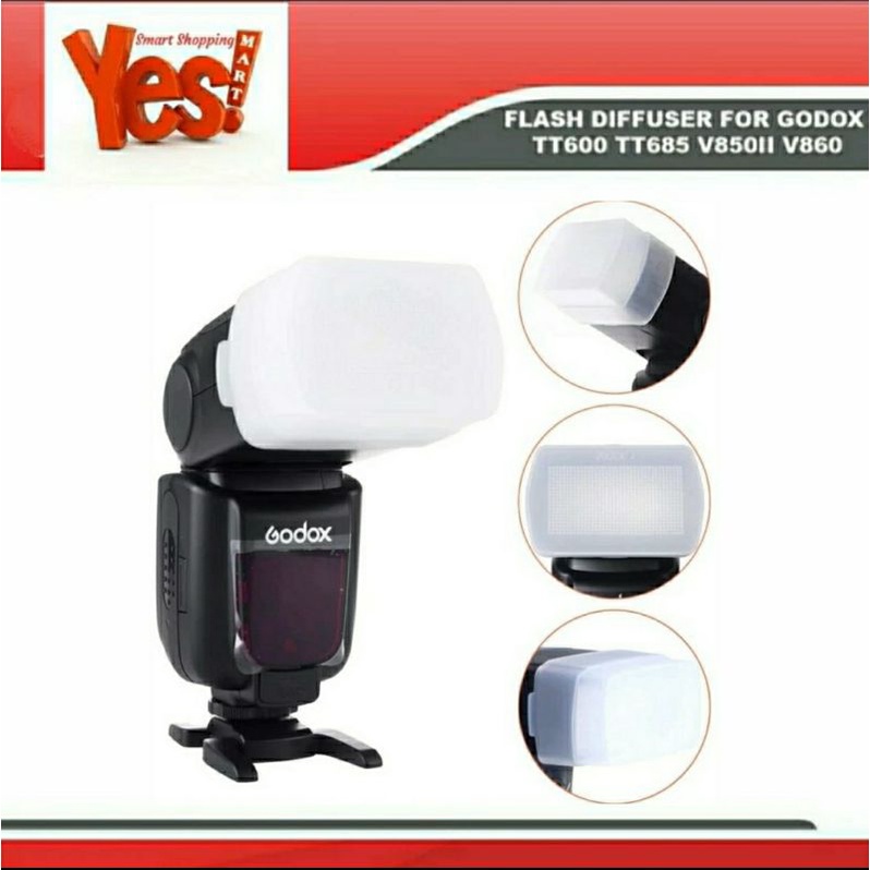 Omni Bounce Flash Diffuser Godox TT520 II TT560 II TT600 TT685 V850 V860