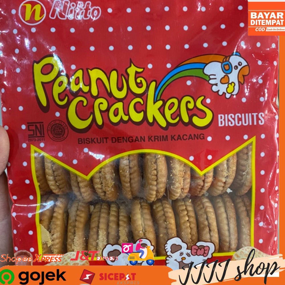 

Peanut Crackers Biscuits Nitto Biskuit Selai Kacang