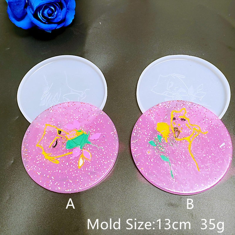 Siy Cetakan Resin Epoksi Bentuk Bulat Bahan Silikon Untuk Dekorasi Rumahkantor