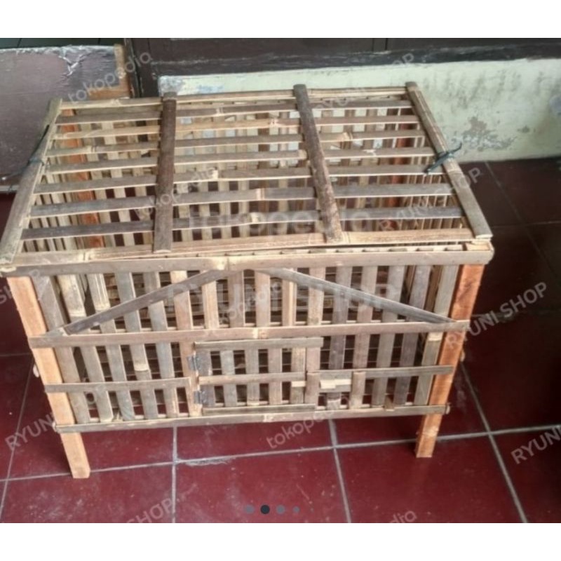 KANDANG BAMBU AYAM, KELINCI dll uk. 50x70 cm-5