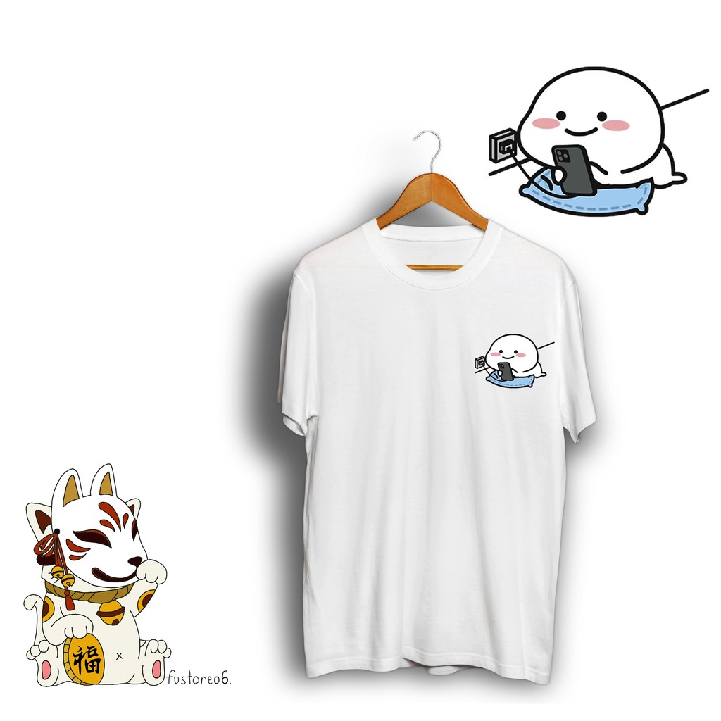 Baju Kaos PENTOL 54 Quby Unyu Ngecas Main Hape Santai ALLSIZE OVERSIZE ANAK Premium Cotton Combed