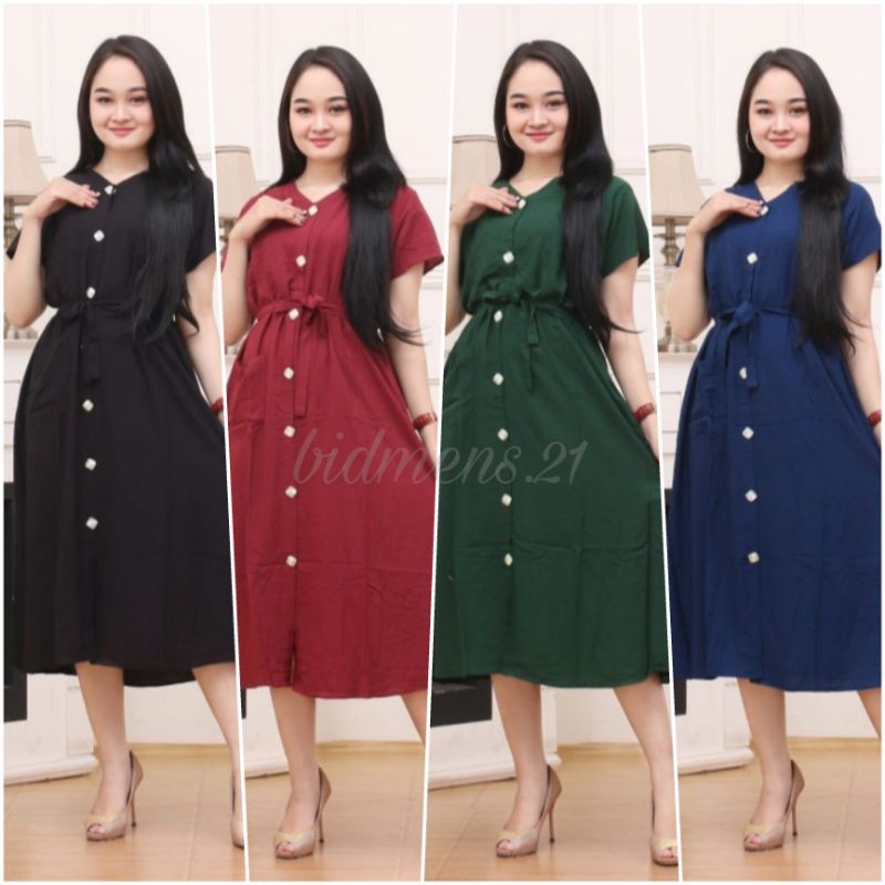 [BISA COD] Daster Dress Busui Lengan Pendek Harga Grosir