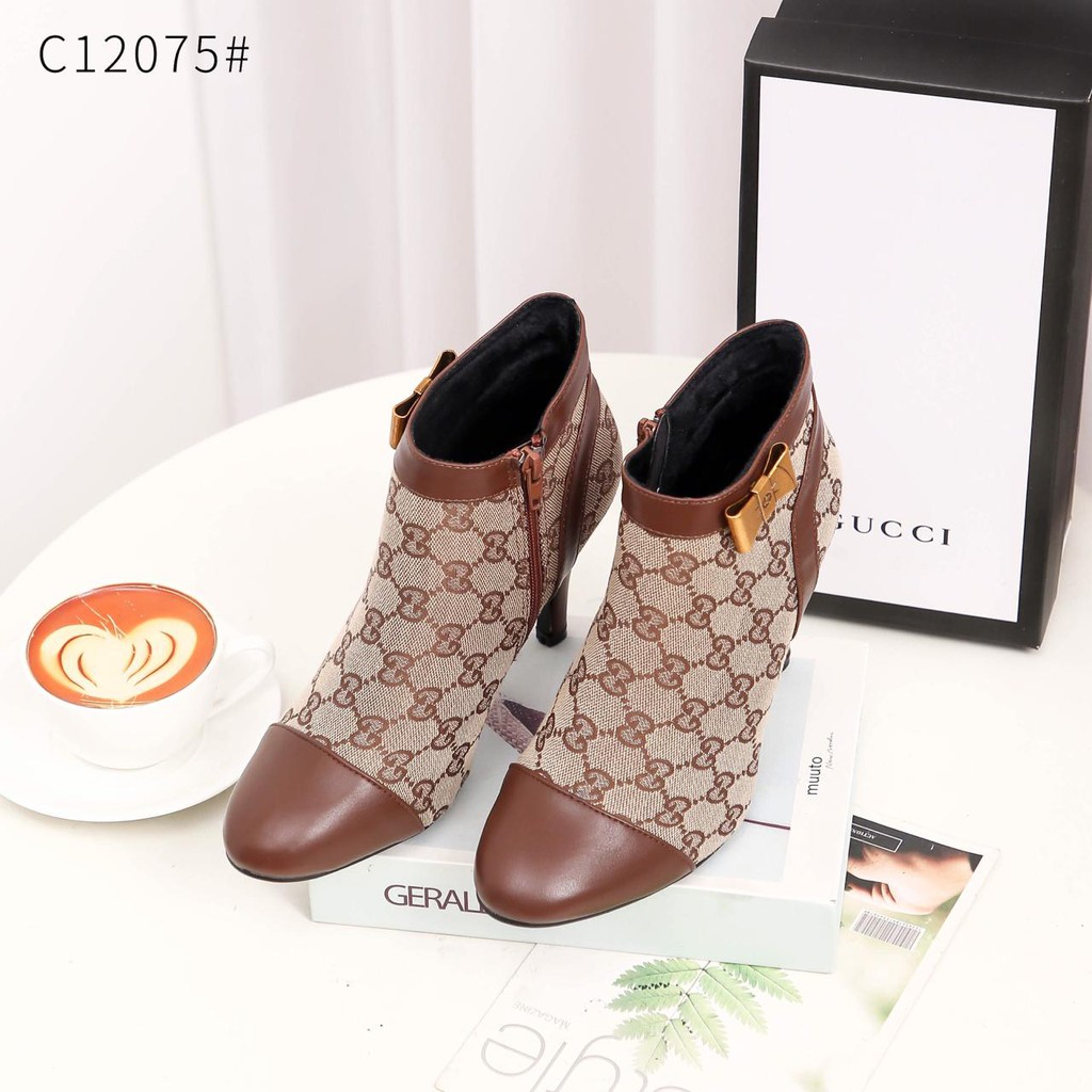 gucci canvas boots