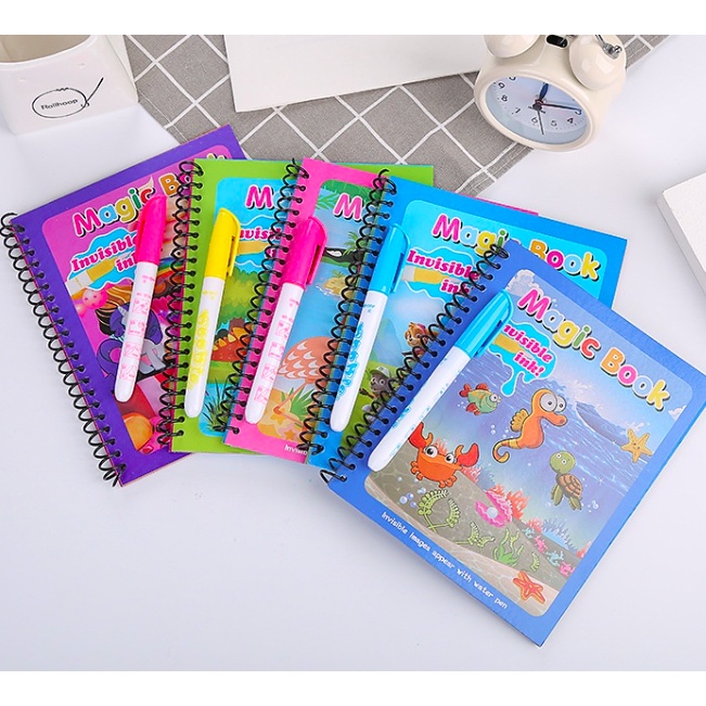 

ENISOO STORE - Magic Water Drawing Painting Book Buku Mainan Edukasi Souvenir Ultah Ulang Tahun Anak Stationery Alat Tulis Sekolah