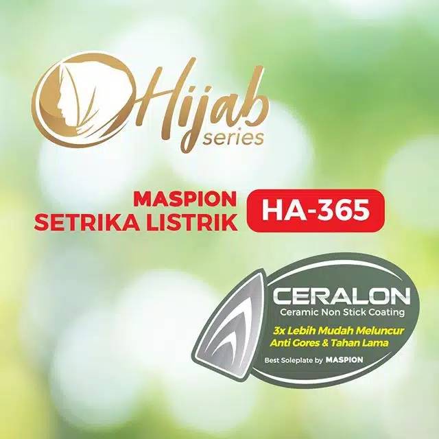 MASPION Setrika Hijab Series Anti Lengket HA365