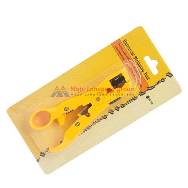 Universal Stripping Tool Coaxial Alat Pengupas dan Pemotong Kabel Jaringan LAN UTP/STP RG59 RG6 RG7 RG11 4P/6P/8P