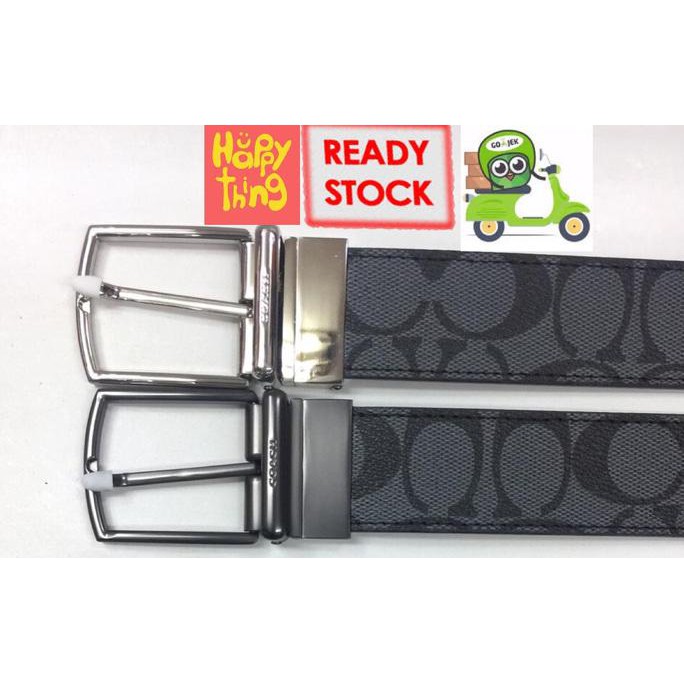 BIG PROMO  Ikat Pinggang Pria Gesper Tusuk Jarum Branded Coach I Ikat Pinggang Pria