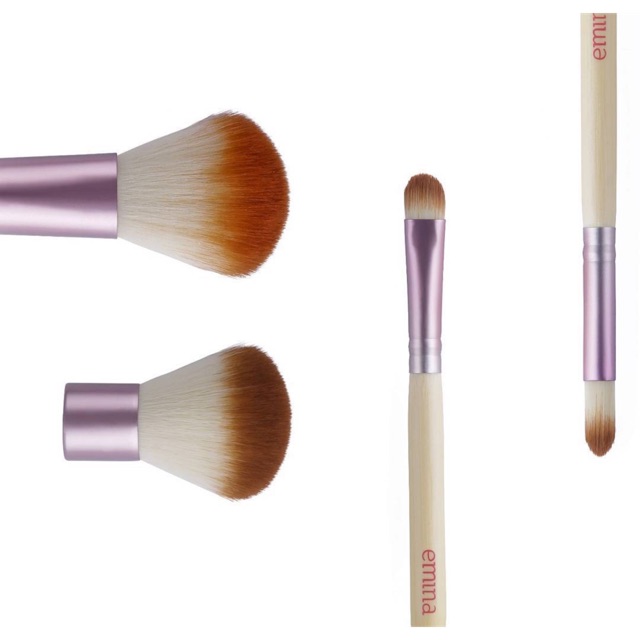 Emina Brush Logy Brush Set Kuas Makeup Make up Brush