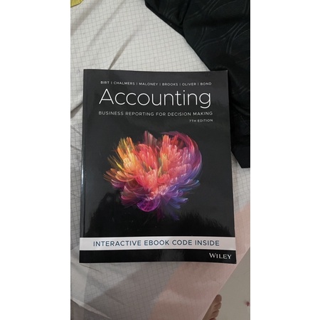 

Accounting book Business reporting for decision making 7th edition
